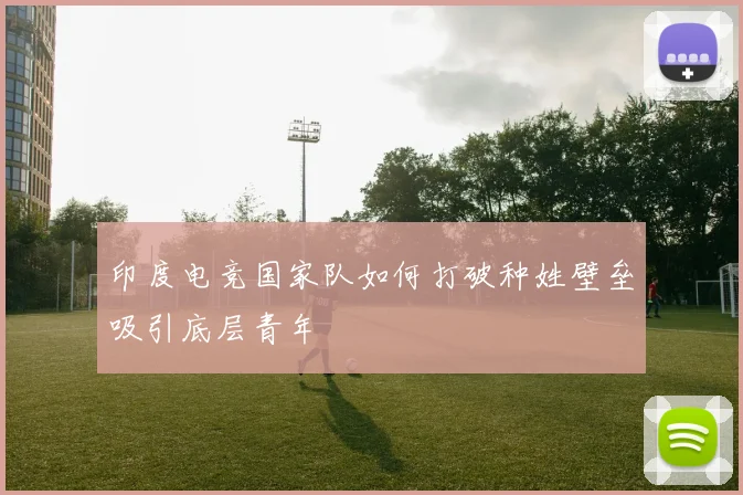 印度电竞国家队如何打破种姓壁垒吸引底层青年