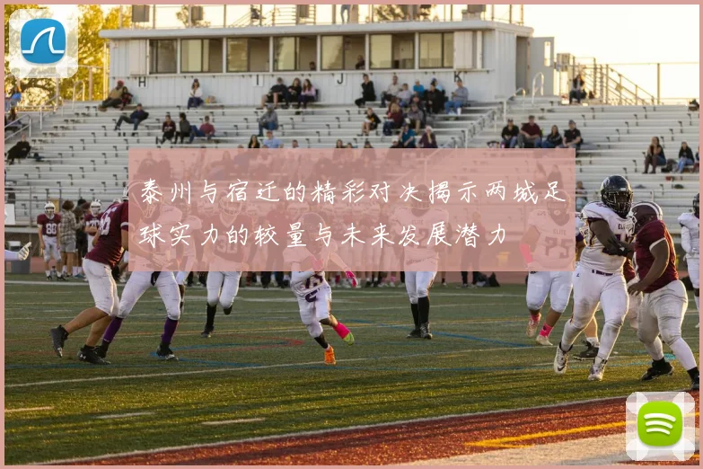 泰州与宿迁的精彩对决揭示两城足球实力的较量与未来发展潜力